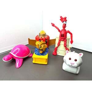 Burger King Kids' Meal Toy Lot #5 Robots Jimmy Neutron Hasbro et al